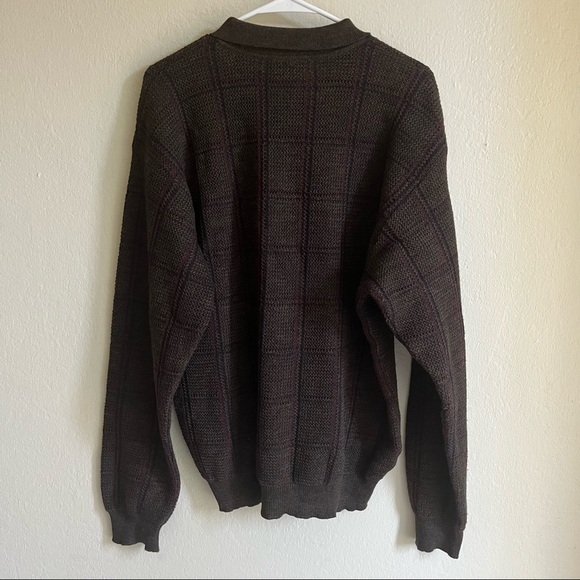 Merino Wool Italian Style Button Sweater - Picture 5 of 6